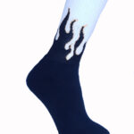 Meia street wear canelada  atoalhada – cano 22cm