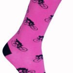 Meia poliamida malha lisa – cano 22 cm