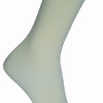 Meia casual malha lisa – cano de 22 cm