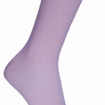 Meia casual malha lisa – cano de 22 cm