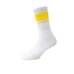 Meia street wear canelada  atoalhada – cano 22cm