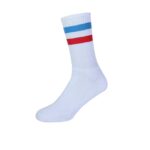 Meia street wear canelada  atoalhada – cano 22cm