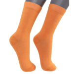 Meia poliamida malha lisa – cano 22 cm